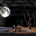 Rendering of Waiting for Godot set by scenic designer, Roger Hanna.